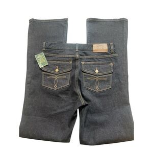 LRL label jeans classic 5 pocket boot cut darker wash sz2